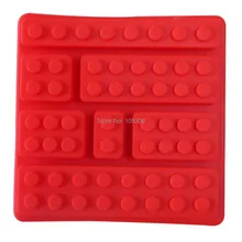 Силиконовая форма для льда Кубики инструменты для украшения торта 7 кирпичи инструменты для мороженого ледяные пробирки лоток силиконовые формы для торта Форма для шоколада