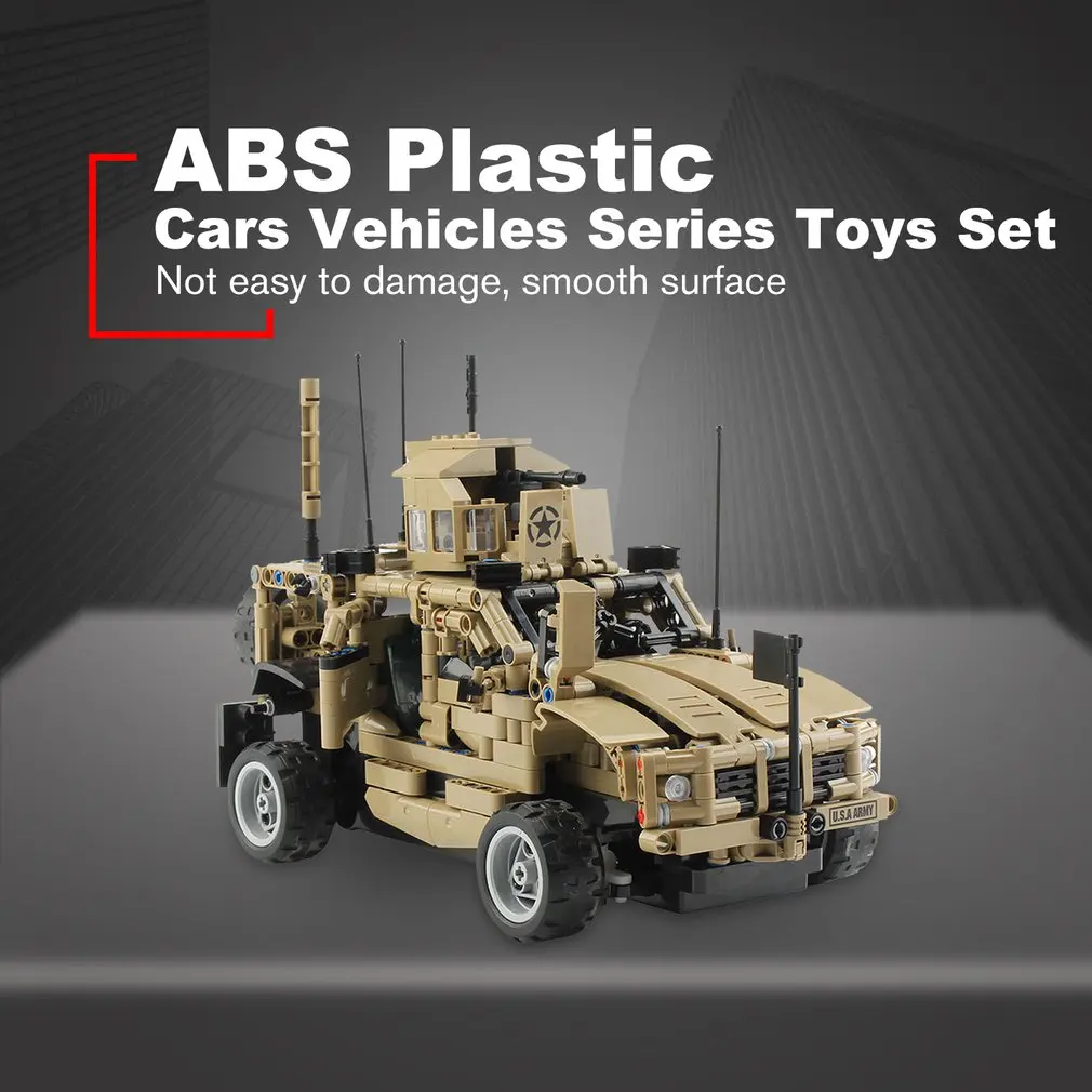 

652pcs Model Building Blocks Explosion-proof Police Assault Car Children Plastic Toys For Children Gift Buidling Blocks Bricks