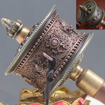 Roda de Oração Budista Tibetana PREMIUM