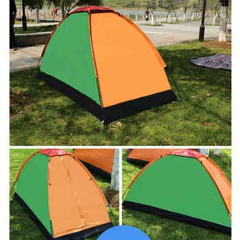 

1/2/3-4/6 Person Tent Ultralight Single Layer Waterproof Windproof Sunshade Tents Outdoor Driving Camping Accessories