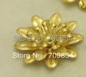 

DIY 20mm flower shape filigree beads copper material /