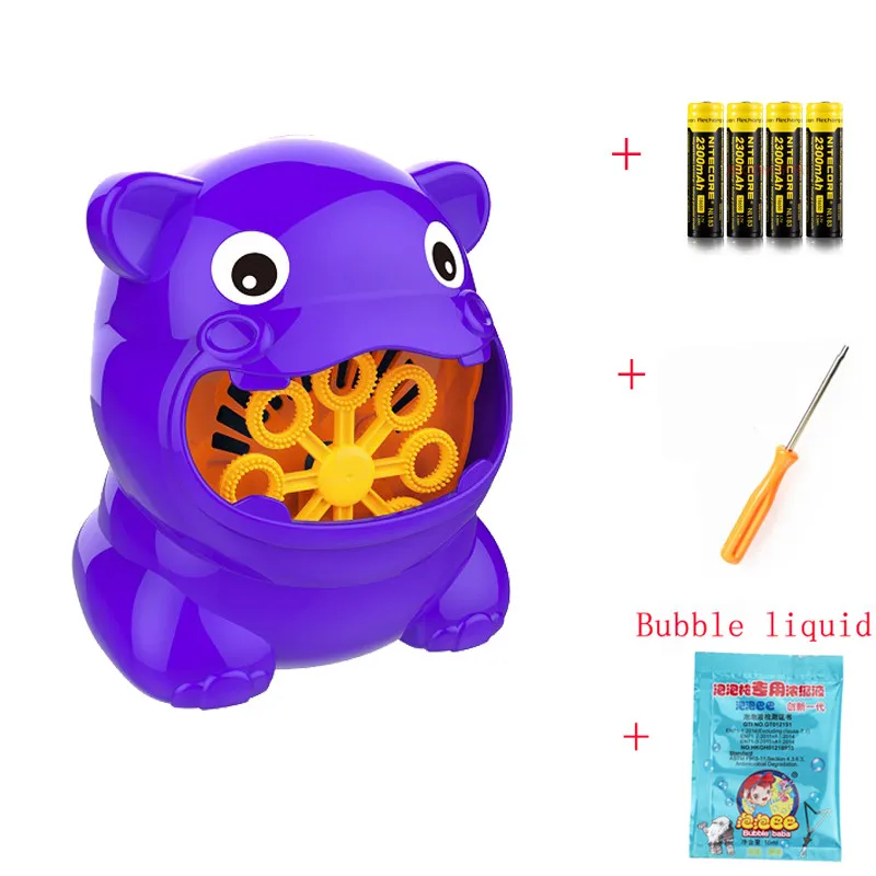 New Cute Frog Automatic Bubble Machine Blower wedding Maker Party Summer Outdoor Toy for Kids bubble machine wedding