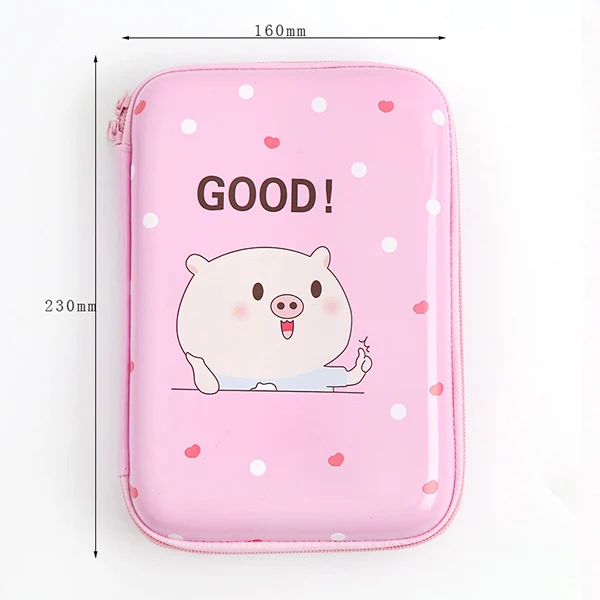 Pencil case pink cute school kalem kutusu escolar piornik etui pennen cartucheras kawaii estuches papeleria trousse scolaire box - Цвет: L