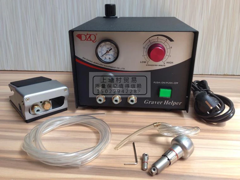 Pneumatische Graviermaschine 1400 U/min - Einstellbare Geschwindigkeit Für Schmuck & Handwerk