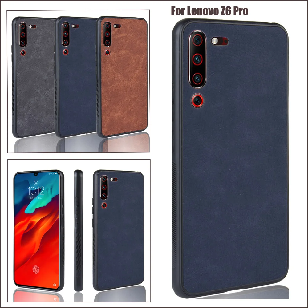 

High Quality Ultra Thin Leather Case Cover Shield For Lenovo Z6 Pro