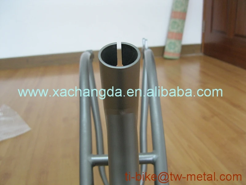 Cheap Titanium Cruiser Bike Frame Hot Sale Titanium Newsboy Bicycle Frames with Sand blasting Finished XACD Ti Bike Frames 8