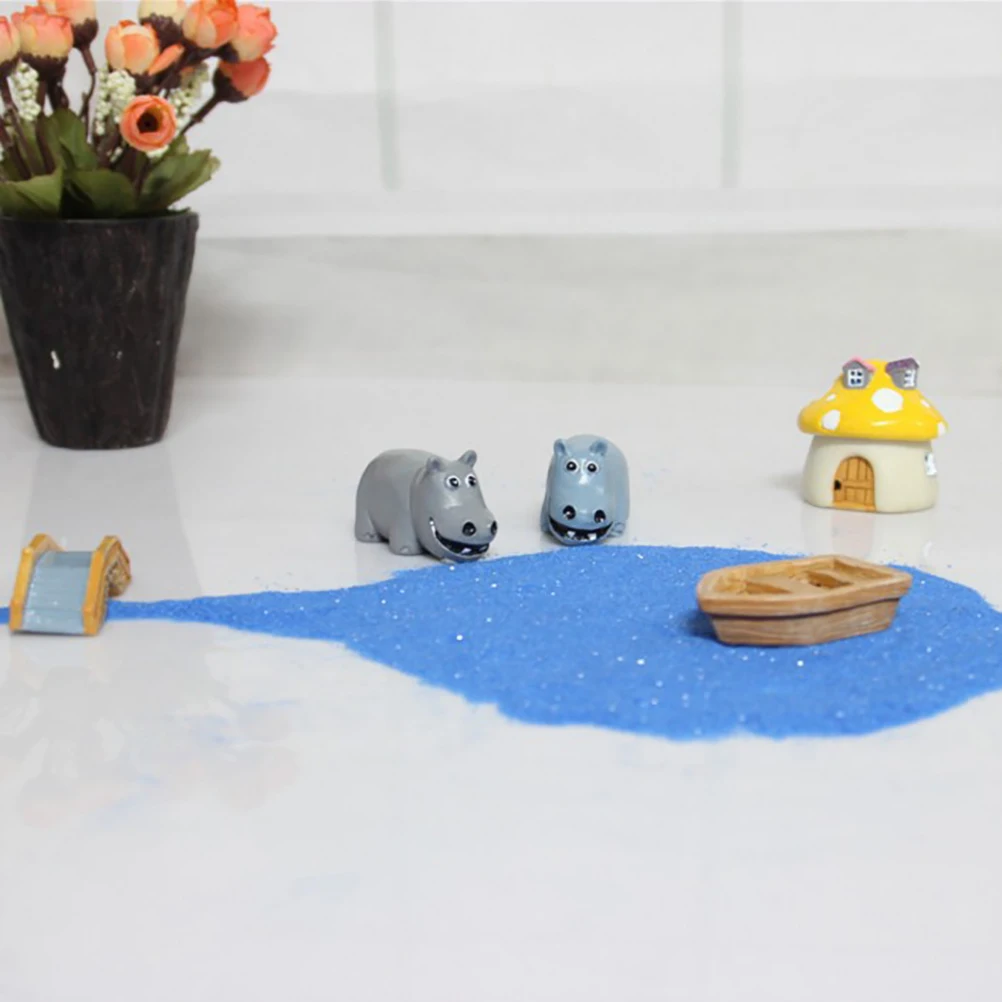 1PC Hippo Animal Miniature Fairy Garden Home Houses Mini Craft DIY Decoration Micro Landscaping Decor Accessories | Дом и сад