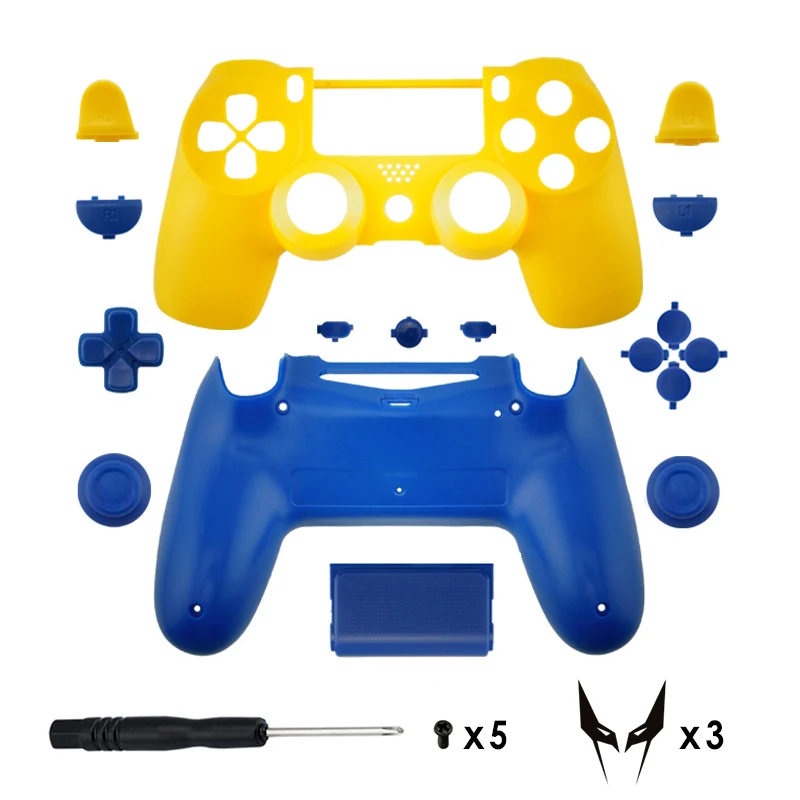 Сменный комплект с полным корпусом и кнопками для jds 040 DualShock 4 PlayStation PS4 Pro тонкий