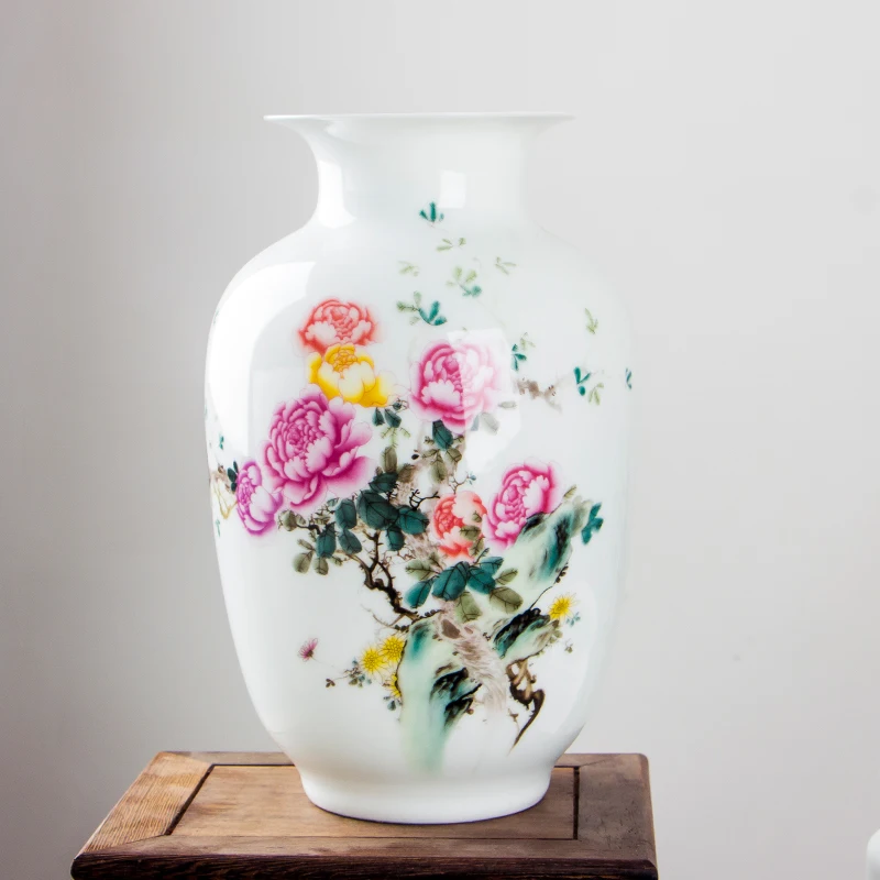 Chinese Ceramic Flower Vase Home Decoration Jingdezhen Porcelain Vase