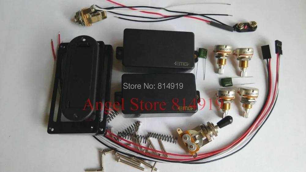 EMG 81/85 Aktiv E-Gitarre Humbucker Pickup Set Rot