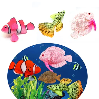 

BestP Luminous Glow In The Dark Artificial Aquarium Goldfish Ornament Fish Tank Jellyfish Party Home Festival Decoration