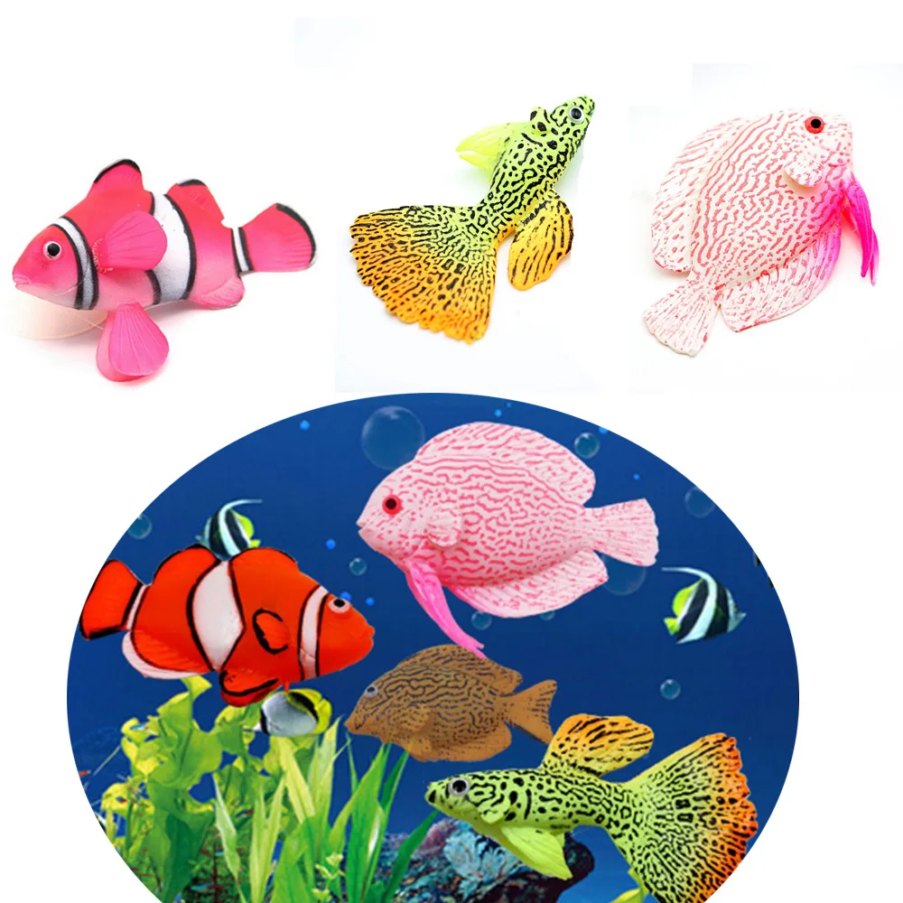 Bestp Luminous Menyala Dalam Gelap Buatan Aquarium Ikan Mas