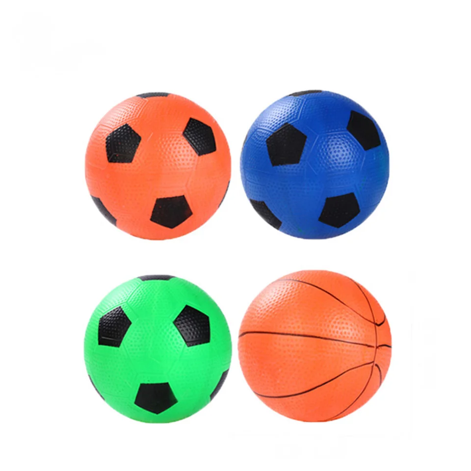 9 Inch High Quality Pvc Inflatable Sport Balls Football Basketball
