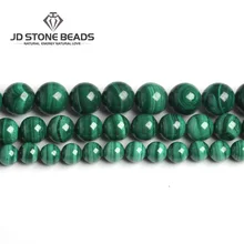 Natural Malachite Beads Dark Green Color 4 6 8 10mm Pick Size Semi-precious stones Accessories For Jewelry Making