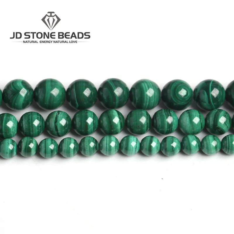 

Natural Malachite Beads Dark Green Color 4 6 8 10mm Pick Size Semi-precious stones Accessories For Jewelry Making