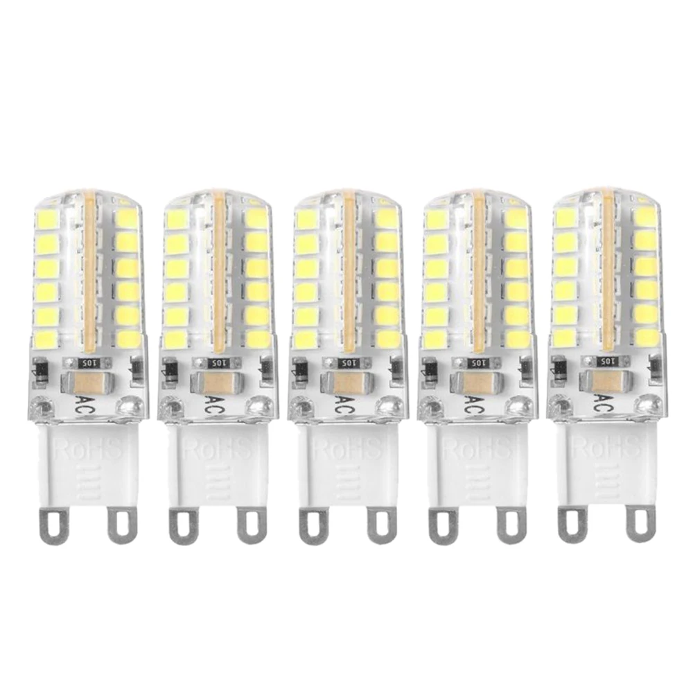 5X G9 Led 2835 48SMD Капсульная лампа освещение, грушевидные лампочки заменить галогенные 200-240 в основной цвет: холодный белый мощность: G9 4 Вт (2835