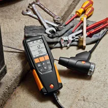 

With the testo 310 probe boiler flue gas analyzer combustion efficiency detection of CO/O2 tester with tax