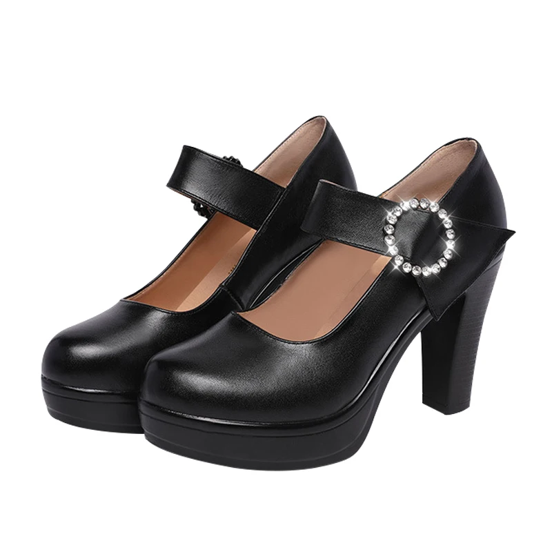 SONDR zapatos de mujer verano/обувь на квадратном каблуке Туфли лодочки платформе со стразами