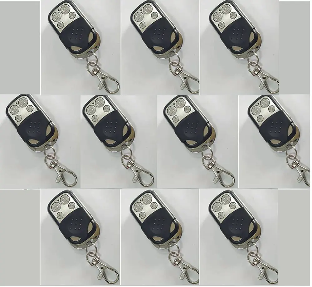 

10 x Wolf-Guard New 433MHz Wireless Black&Silver Remote Control Keyfobs for Home Alarm Sceurity Burglar System YK-06 10pcs/lot