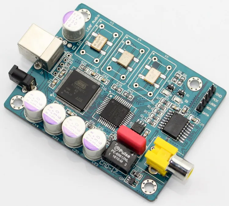 Италия Amanero USB цифровой интерфейс IIS ATSAM3U1C XC2C64A + WM8805 коаксиальный выход I2S Формат DSD