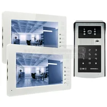 DIYSECUR 7 inch HD TFT LCD Monitor Video Door Phone Video Intercom Doorbell 300000 Pixels Night Vision Camera RFID + Password