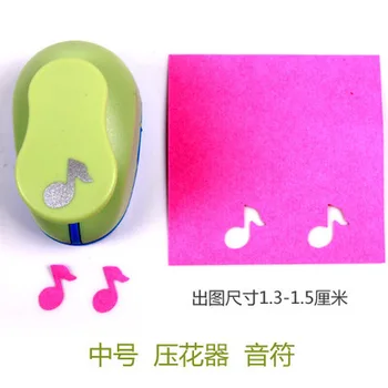 

free shipping 16mm music shape of eva foam punch paper craft punch for elegant handmade cards paper hole punches