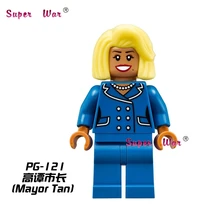 50 шт. супергерой мэр Тан Бэтмен строительные блоки, друзья для девочек мальчик дом игры игрушки для детей