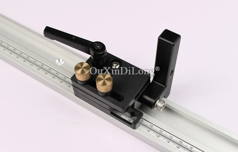 1PCS Flip Stop for 45mm T-Track with Adjustable Scale Mechanism (not included 45mm miter t-track) JF1702