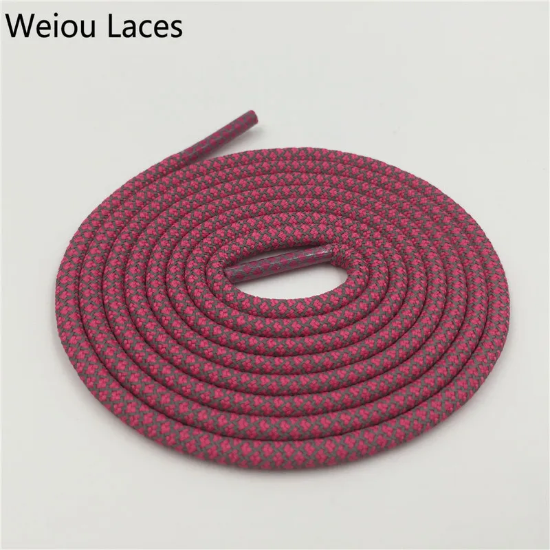 Weiou Safty Round Boot Shoe Laces Running Shoestrings Plastic Tips Factory Shoelaces Cheap 3m Latchet For Sneakers boots canvas