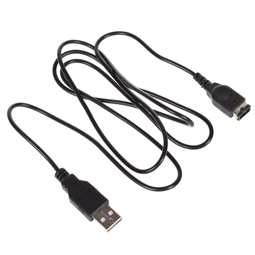 1,2 м черные USB шнуры питания и удлинители кабель для SP NDS nintendo Gameboy кабель Advance