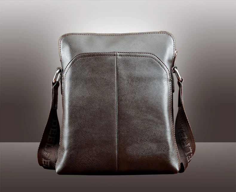 Новые кожаные Для мужчин сумка Классический Дизайн кожа Для мужчин s Курьерские сумки Бизнес человек сумка через плечо Портфели