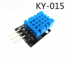 Sensor de temperatura, inteligente, 3pin KY-015 DHT-11 dht11 digital, módulo de sensor de umidade relativa + pcb diy, kit iniciante