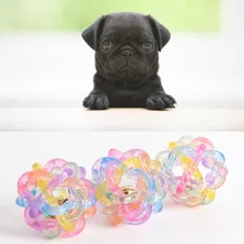 Toys For Puppies Durable Chew Toy Colorful Bell Ball Preparation Pet Puppy Interactive Bite Plays Juguetes Para Perro