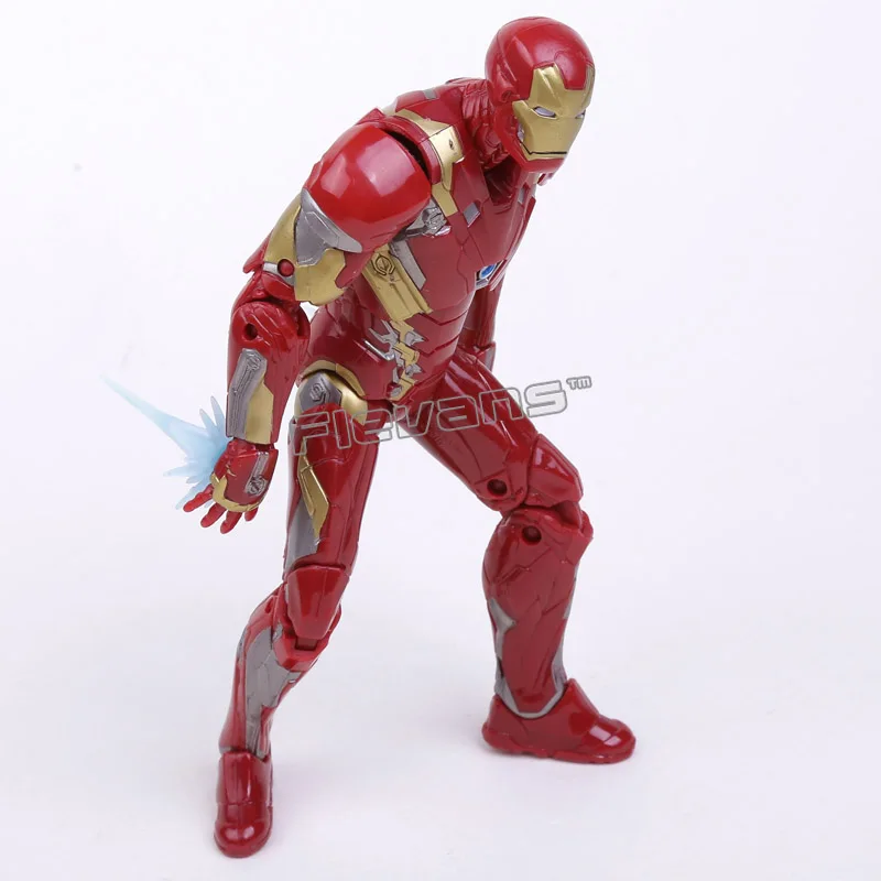 

Marvel Captian American 3 Civil War Iron Man Mark 46 MK46 PVC Action Figure Collectible Toy 7" 18cm