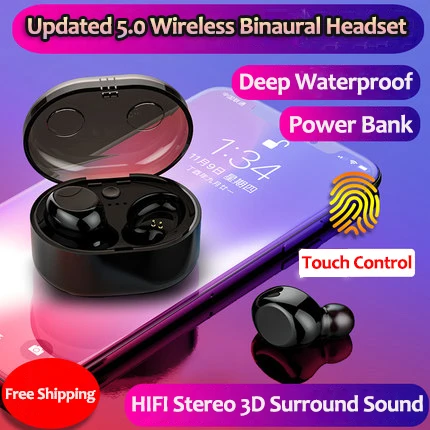 Беспроводные наушники Bluetooth 5 0 беспроводные 90H время воспроизведения 3D стерео