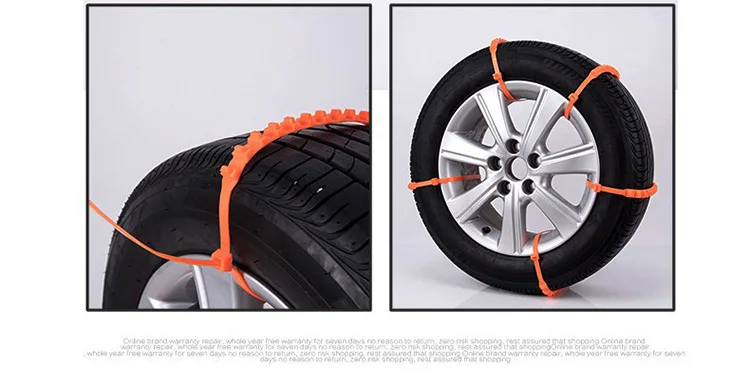 На открытом воздухе кемпинг для автомобильных шин противоскользящие цепи снежное поле крутая горная глина земли выходящая пластиковая кабельная стяжка инструмент первой помощи