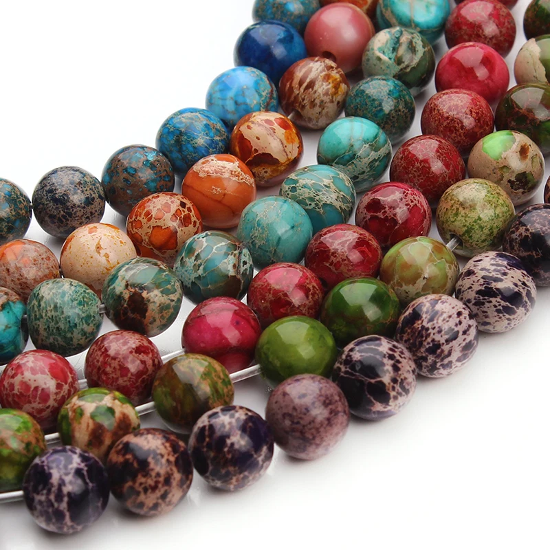 48 шт./нить бусины из натурального камня 8 мм|beads 8mm|spacer beadsbeads for necklaces |