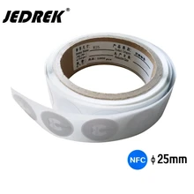 1000 шт. ISO14443A Универсальный 13,56 МГц IC NFC Tag Стикеры самоклеящиеся этикетки 144 байта