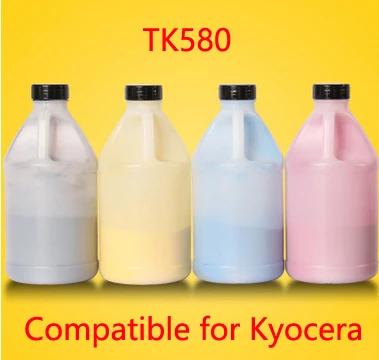 Free Shipping Compatible for Kyocera TK580 for FS-C5150DN Chemical Color Toner Powder  printer color powder 4KG
