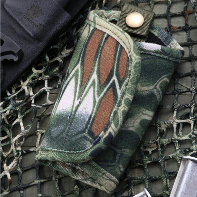 

Outdoor Tactical Molle Mute Key Wallet Pouch Short Waist Bag Military Camping Hiking Equipment