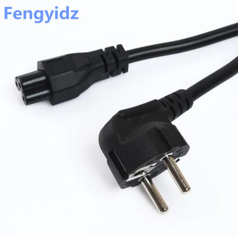 5 футов C5 Cloverleaf Lead to EU 2 Pin AC Plug Кабель питания свинцовый Шнур PC Monitor|Электрические