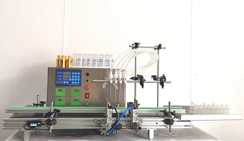 

Sinparto GZL-60 tabletop wine filling line beverage bottle water filling machine perfume dosing machine