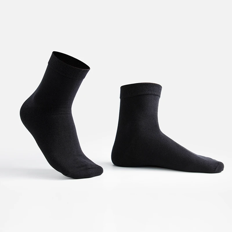 5/10 Pairs/Lot Men's Cotton Socks Plus Size Black Business Men Socks Breathable Spring Summer Autumn for Male Eur Size(39-48)