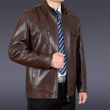 Лидер продаж повседневные мужские кожаные куртки мужские пальто брендовая Высококачественная верхняя одежда из искусственной кожи мужская зимняя утепленная флисовая байкерская куртка из искусственного меха