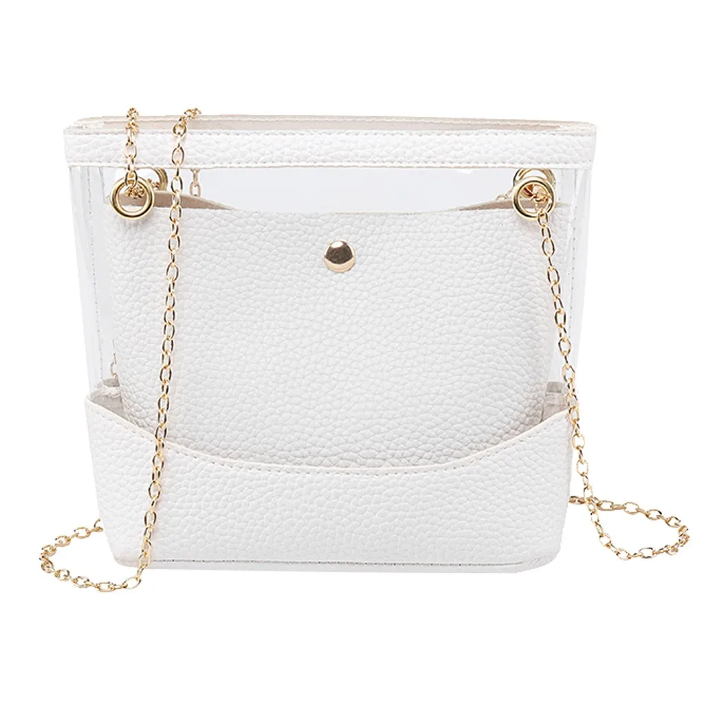 

2019 New Leather bag Fashion Lady Shoulders Jelly Package Handbag Purse Mobile Phone Messenger Bag Multifunction Women Handbag