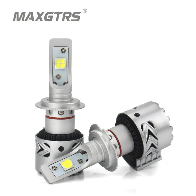 

2x High Bright H7 9005 H8 H11 9012 LED Headlight Bulbs Conversion Kit LENS Cree XHP70 Chip Long Lifespan White 80W 6500K 12000LM