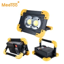 20 Вт портативный фонарь USB Перезаряжаемый/на батарейках прожектор на ножке Открытый Кемпинг газон Рабочий фонарь светодиодный фонарь для работы