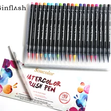 Premium Премиум картина мягкая ручка набор акварельные Маркеры Ручка эффект лучший для раскрашивания книг манга комиксов каллиграфии