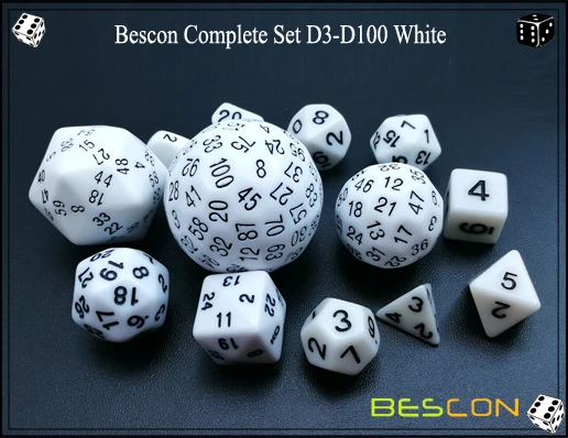 Bescon Complete Set D3-D100 White-5