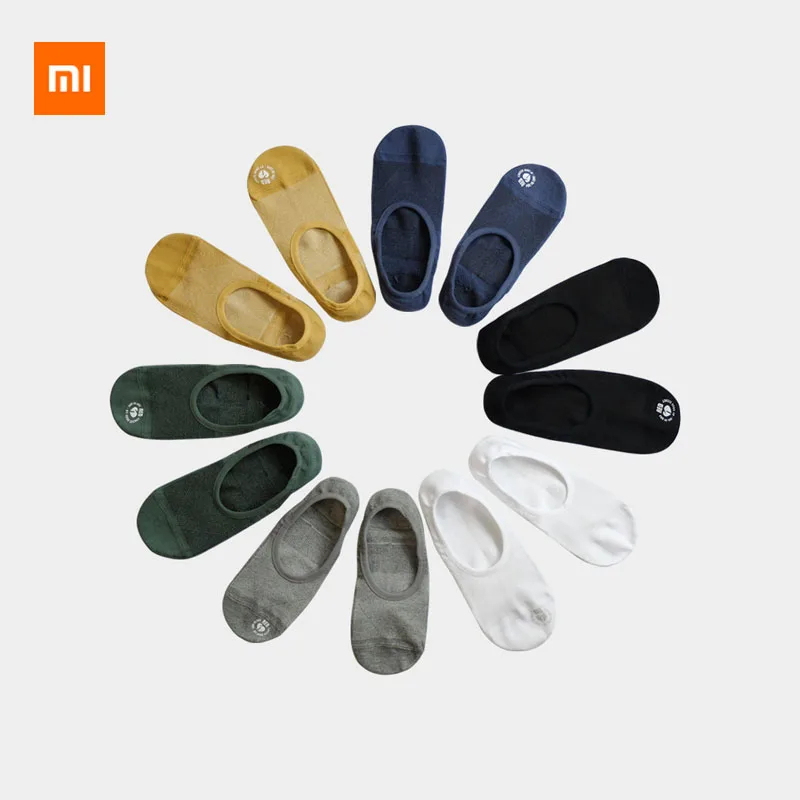 

Xiaomi Mijia Antibacterial Men's Boat Socks Bacteriostatic deodorant Non-slip invisible Comfortable boat socks